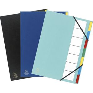 Exacompta 55320E 6x Trieur rigide ORDONATOR 7 comp ass
