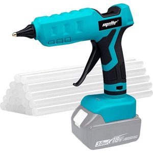 Mellif - Draadloos Lijmpistool voor Makita LXT Gereedschapsaccu's 18V - Incl. Gereedschap houder + 20 lijmsticks - 100 Watt - (geleverd zonder accu en lader)