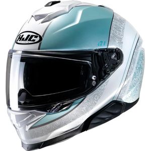 Hjc I71 Sera Wit Blauw Mc2 Integraalhelm - Maat XS - Helm