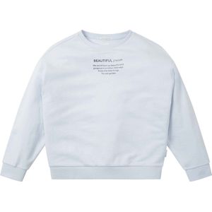 TOM TAILOR oversize foil print sweatshirt Meisjes Trui - Maat 128