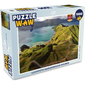Puzzel Luchtfoto Marlborough Sounds - Legpuzzel - Puzzel 1000 stukjes volwassenen