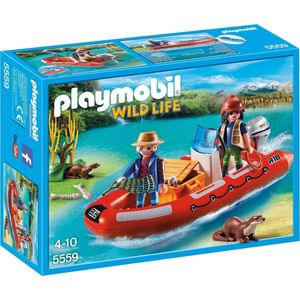Playmobil Rubberboot met stropers - 5559