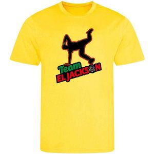 El Jackson T-shirt - TAXI YELLOW - (164-XXL) - VOETBALSHIRT - SPORTSHIRT