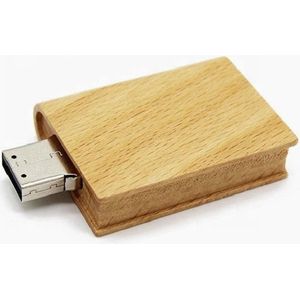 Ulticool USB-stick Boek Hout - 8 GB - Boeken - Bruin