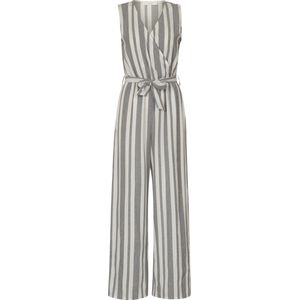 SISTERS POINT Camile-Ju Dames Jumpsuit - Cream/Grey - Maat XS