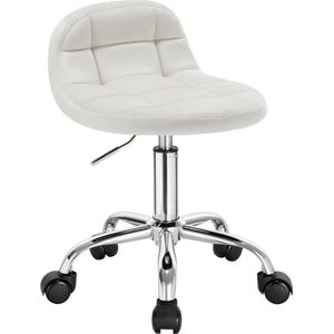 Rootz Velvet Office Kruk - Verstelbare bureaustoel - Draaibare zitting - Comfortabel, ergonomisch, duurzaam - 56,5 cm - 68 cm x 38 cm x 31 cm