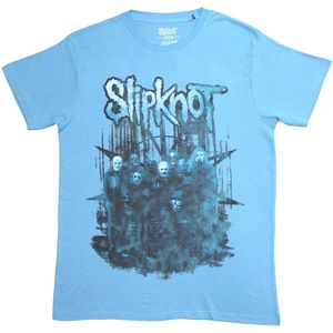 Slipknot - The End, So Far Band Heren T-shirt - XL - Blauw