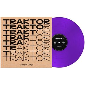 Native Instruments TRAKTOR Control Vinyl MK2 2024 Edition, purple - DJ-control