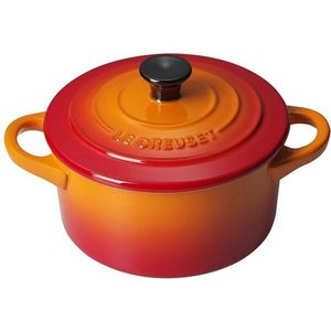 Le Creuset Serveerpannetje / Mini Braadpan - Signature - Oranjerood - ø 10 cm / 250 ml