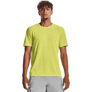 Under Armour Stride T-shirt Met Korte Mouwen. Naadloos Geel L Man