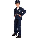 Boland - Kostuum Politieagent (7-9 jr) - Kinderen - Agent - Politie en Boeven