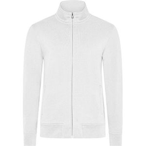 Herenvest 'Premium Full Zip' met zijzakken White - M