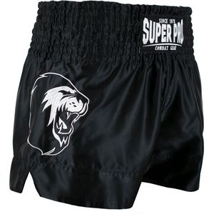 Super Pro Combat Gear Thai en Kickboksshort Hero Zwart/Wit Extra Extra Large