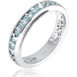 Elli Dames Ring Dames Engagement Precious met Kristallen in 925 Sterling Zilver