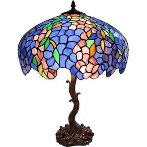 Tafellamp Tiffany ø 43*61 cm E27/max 2*60W Multi |
