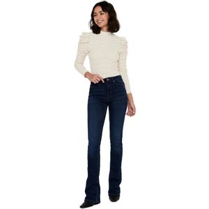 Only Paola High Waist Flare Dames Skinny Jeans - Maat XS X L32