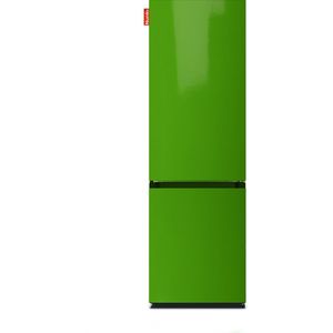 NUNKI LARGECOMBINF-ALGRE Combi Bottom Koelkast, D, 182+71l, Light Green Gloss All Sides