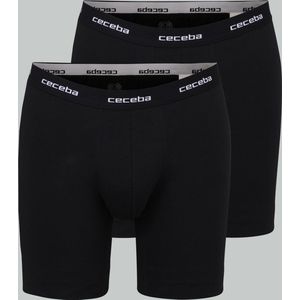 CECEBA New Classics - 2-pack heren cyclist boxer - extra lange pijpen - zwart - Maat 2XL