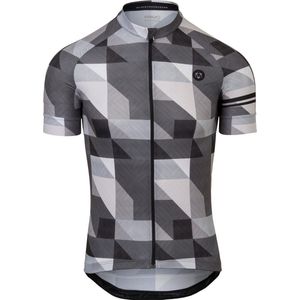 Fietsshirt AGU Men Short Sleeve Triangle Stripe Essential Black