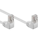 FTP CAT5e Gigabit Netwerkkabel - haaks - CCA - 2 meter - Wit