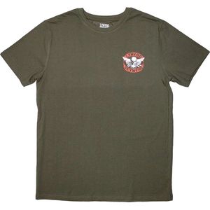 Lynyrd Skynyrd - Mini Biker Patch Logo Heren T-shirt - XL - Groen