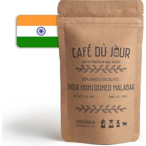 Café du Jour 100% arabica India Monsooned Malabar 250 gram vers gebrande koffiebonen