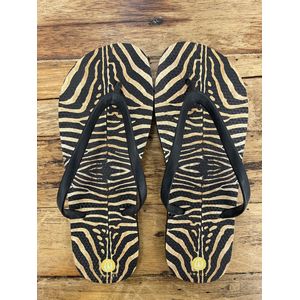 Owniez Flip Flops - Zebra Print Slippers - Dames - Comfortabele en Duurzame Slippers - Maat 39/40