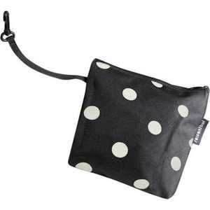 Mand reisenthel zwart dots klickfix - ZWART