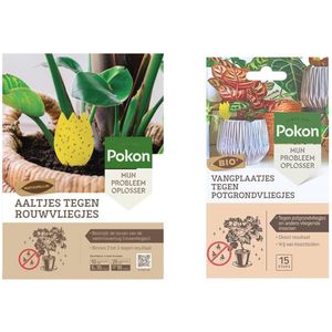 Nematoden Aaltjes en Vangplaatjes tegen Rouwvliegjes en Potgrondvliegjes voor Kamerplanten