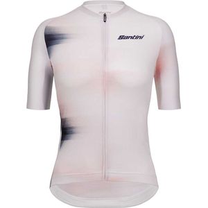 Santini Ombra Eco Micro Jersey Met Korte Mouwen Wit M Man