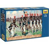 1:72 Zvezda 8030 French Imperial Old Guards - Figures Plastic Modelbouwpakket