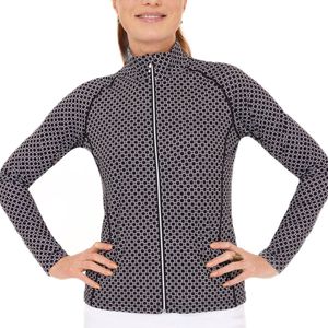 Func Factory dames Longsleeve full zip Sheila zwart maat 40