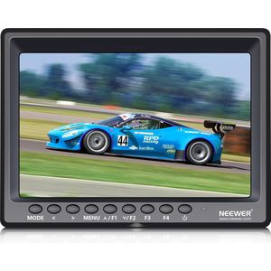 Neewer® - F100 7 Inch Camera Field Monitor Video Assistent - Slank IPS Scherm 1280 x 800 met HDMI Input 1080p en Parasol voor DSLR Camera's, Handheld Stabilisator, Film Video Productie Rig (Batterij en Adapter Niet Inbegrepen)