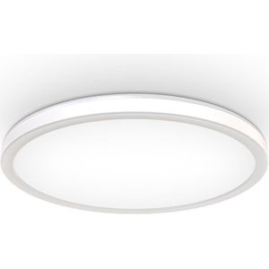 B.K.Licht plafondlamp - LED Paneel - dimbaar - indirect licht - led plafonniére - Ø29.3cm - 4.000K - 2.400Lm - 18W