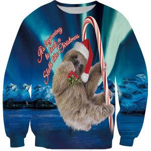 Looking a sloth like christmas kersttrui - Maat L - Foute Kersttrui - Superfout - Foute trui - Feestkleding - Kerstkleding - Foute kleding - Kerst trui - Kersttrui dames - Kersttrui heren - Lelijke Kersttrui - Grappige Kersttrui -