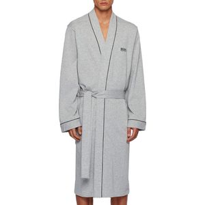 HUGO BOSS heren ochtendjas (dun) - kimono - grijs - Maat: XL