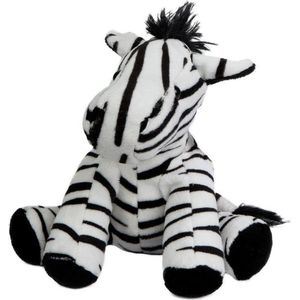 Pluche Zebra Knuffel - 19 cm - Knuffeldier