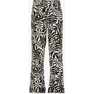 TwoDay dames broek met print zwart wit - Maat XL