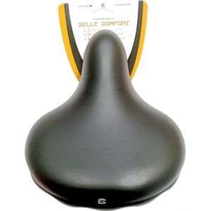 Selle Comfort Drifter Fietszadel - Retro XL - Zwart Zadel