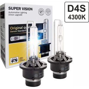 Xenon D4S Lampen 4300K (Set van 2): Naturel Wit Licht voor Grootlicht, Dimlicht Originele D4S Kwaliteit