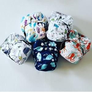 AIO Newborn Pocket luiers - 3 laags