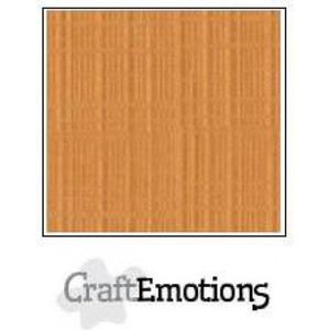 CraftEmotions linnenkarton 10 vel toffee LHC-91 A4 250gr