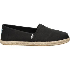 Toms Alpargata Rope Espadrilles - Dames - Zwart - Maat 38