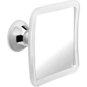 Condensvrije Douchespiegel met Zuignap - Anti-condens Scheerspiegel voor Badkamer - 16 x 16 cm