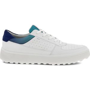 Ecco Heren Golf Tray White Blue Depths Golfschoenen Wit/Blauw Maat 43