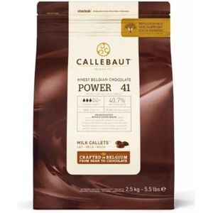 Callebaut Power41 Couverture Melk Chocolade Callets 2.5kg