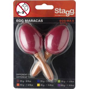 Stagg Maracas EGG-MA S/RD Rood