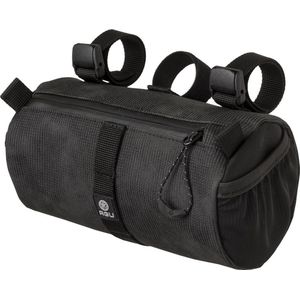 AGU Bikepacking Roll Bag Stuurtas Venture - Zwart Reflecterend - 1,5 L - Waterafstotend, Reflecterend, Eenvoudige Montage, 100% Gerecycled Polyester