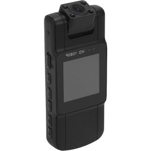 Draagbare 4K-video-mini-bodycam 154-inch met Infrarood Nachtzicht, Bewegingsdetectie, 180° Draaibare Lens - Ideaal voor Levering, Rijden Binnenshuis.
