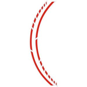 Foliatec PIN-Striping 'Racing' voor velgen Neon-Rood - Breedte = 7mm: 14x 41cm